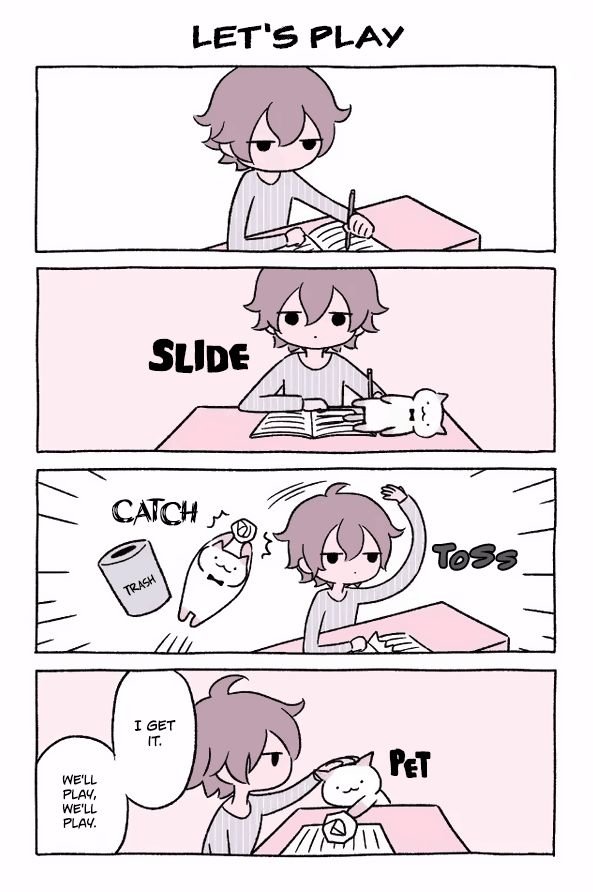 Fushigi Neko no Kyuu-chan Chapter 19 page 3 - Chapter 19 : Let's Play