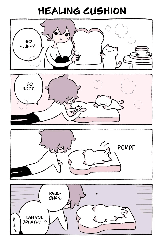 Fushigi Neko no Kyuu-chan Chapter 192 page 1 - Chapter 192: Healing Cushion