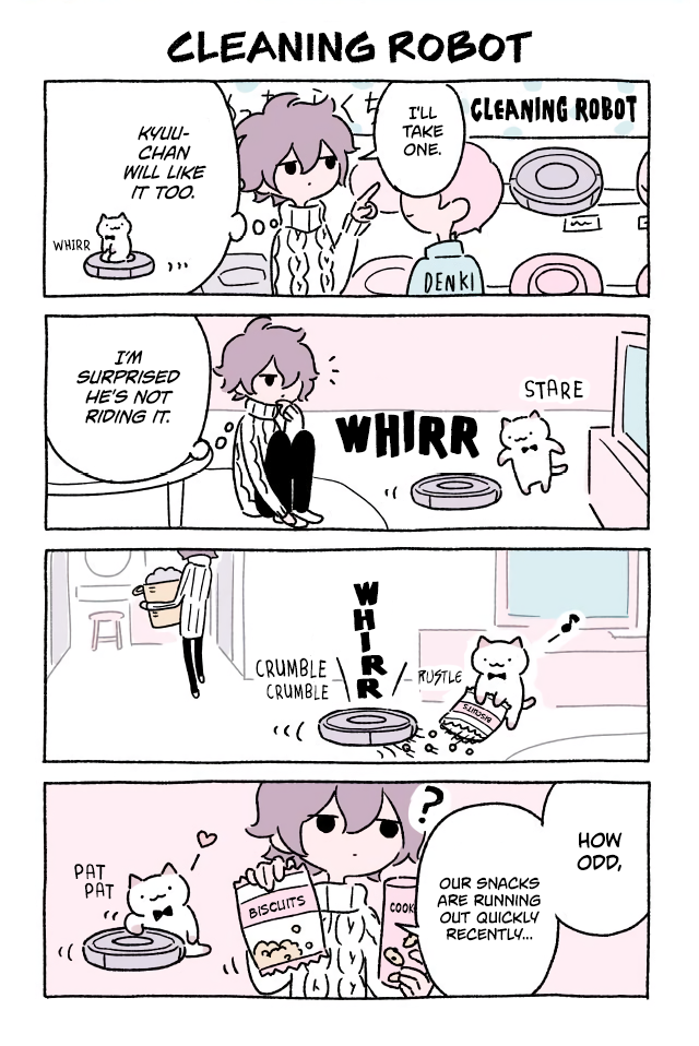 Fushigi Neko no Kyuu-chan Chapter 194 page 1 - Chapter 194: Cleaning Robot