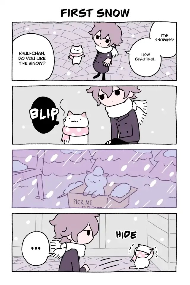 Fushigi Neko no Kyuu-chan Chapter 212 page 1 - Chapter 212: First Snow