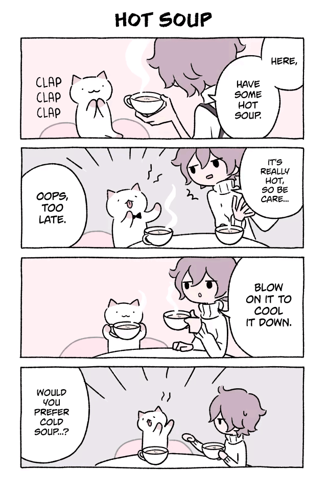 Fushigi Neko no Kyuu-chan Chapter 215 page 1 - Chapter 215: Hot Soup
