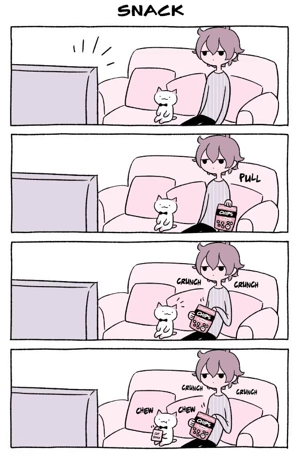 Fushigi Neko no Kyuu-chan Chapter 24 page 1 - Chapter 24 : Snack