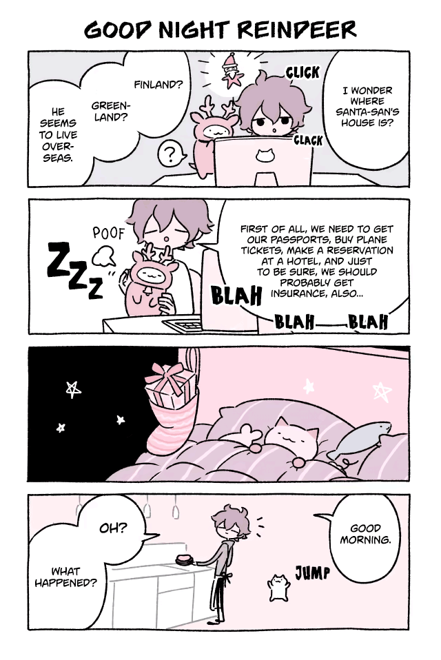 Fushigi Neko no Kyuu-chan Chapter 240 page 1 - Chapter 240: Good Night Reindeer