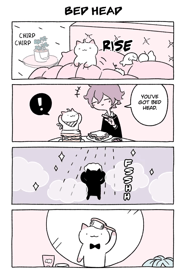 Fushigi Neko no Kyuu-chan Chapter 243 page 1 - Chapter 243: Bed Head