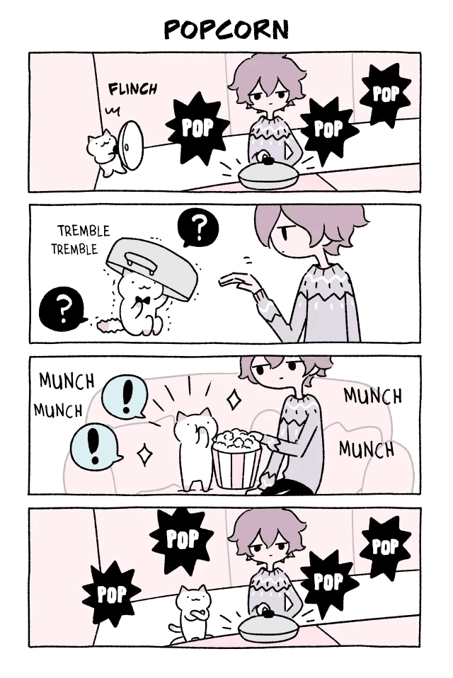 Fushigi Neko no Kyuu-chan Chapter 261 page 1 - Chapter 261: Popcorn