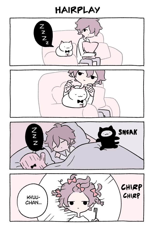 Fushigi Neko no Kyuu-chan Chapter 274 page 1 - Chapter 274: Hairplay