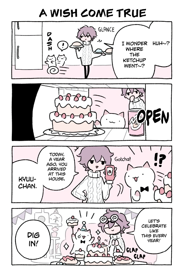 Fushigi Neko no Kyuu-chan Chapter 296 page 1 - Chapter 296: A Wish Come True