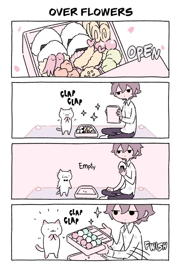Fushigi Neko no Kyuu-chan Chapter 32 page 1 - Chapter 32: Over Flowers