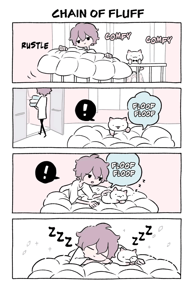 Fushigi Neko no Kyuu-chan Chapter 323 page 1 - Chapter 323: Chain of Fluff