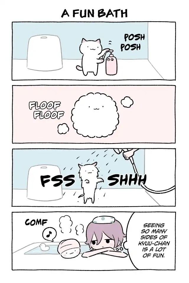 Fushigi Neko no Kyuu-chan Chapter 343 page 1 - Chapter 343: A Fun Bath