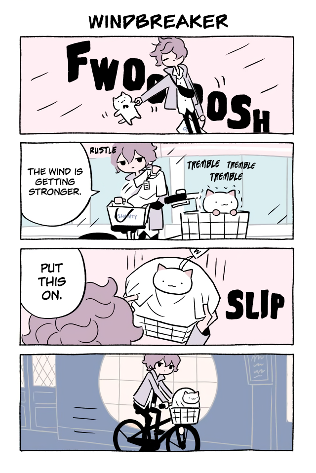 Fushigi Neko no Kyuu-chan Chapter 353 page 1 - Chapter 353: Windbreaker
