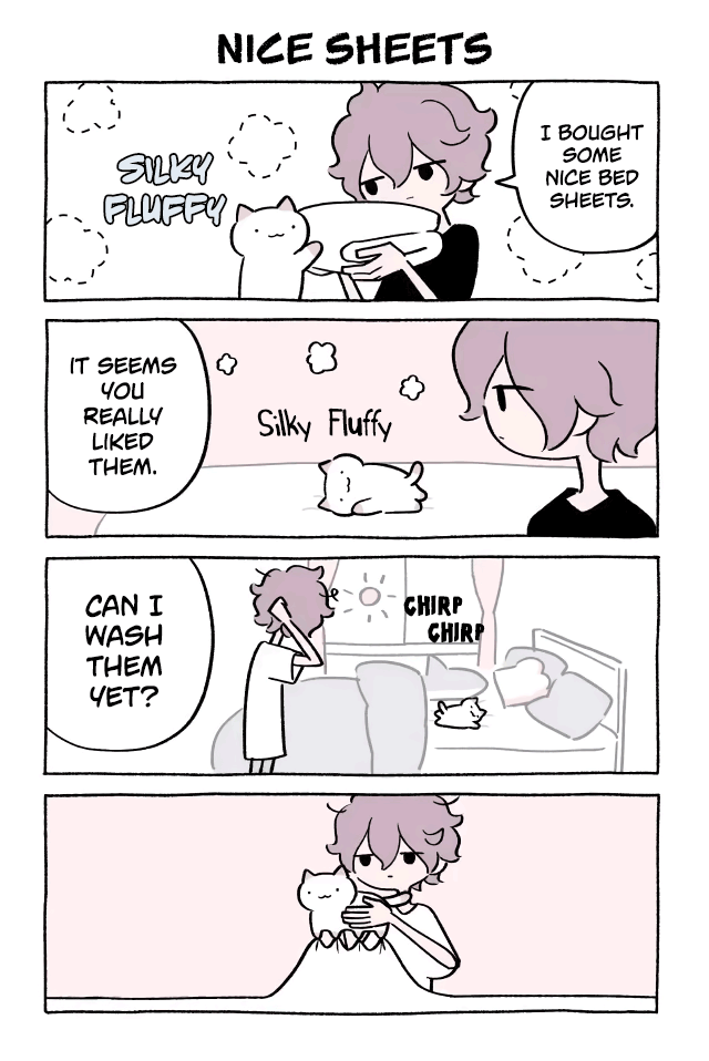 Fushigi Neko no Kyuu-chan Chapter 374 page 1 - Chapter 374: Nice Sheets