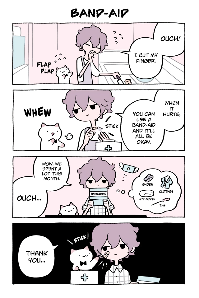 Fushigi Neko no Kyuu-chan Chapter 375 page 1 - Chapter 375: Band-aid