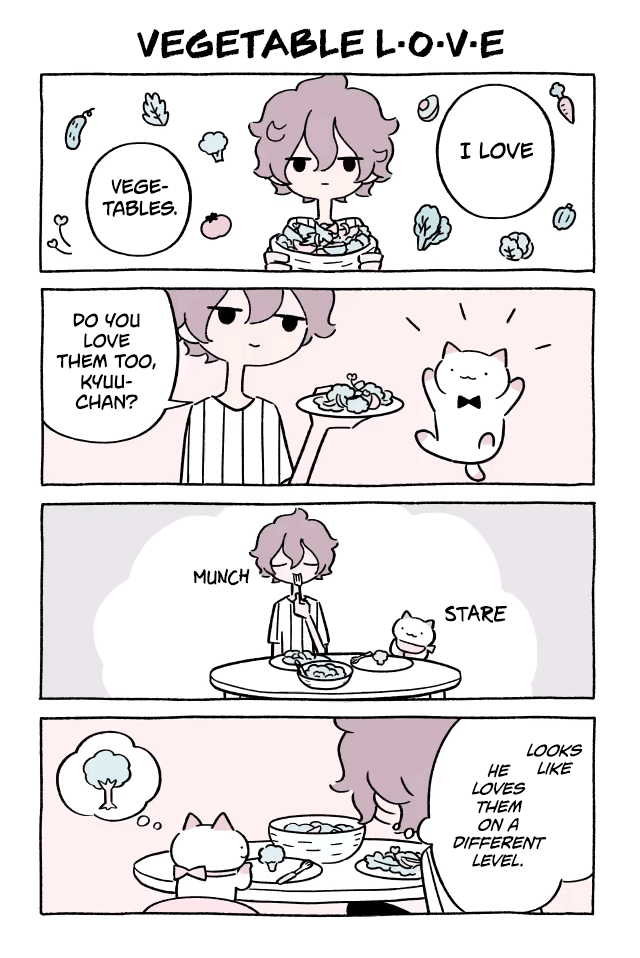 Fushigi Neko no Kyuu-chan Chapter 397 page 1 - Chapter 397: Vegetable L·O·V·E