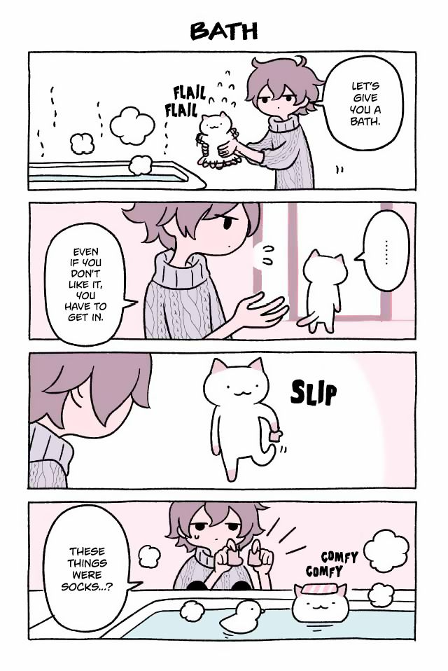 Fushigi Neko no Kyuu-chan Chapter 4 page 1 - Chapter 4 : Bath