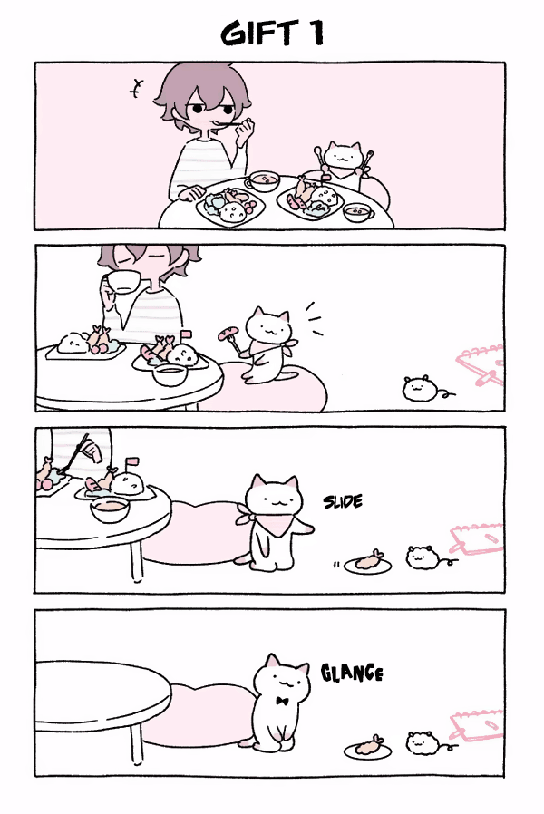 Fushigi Neko no Kyuu-chan Chapter 40 page 1 - Chapter 40: Gift 1