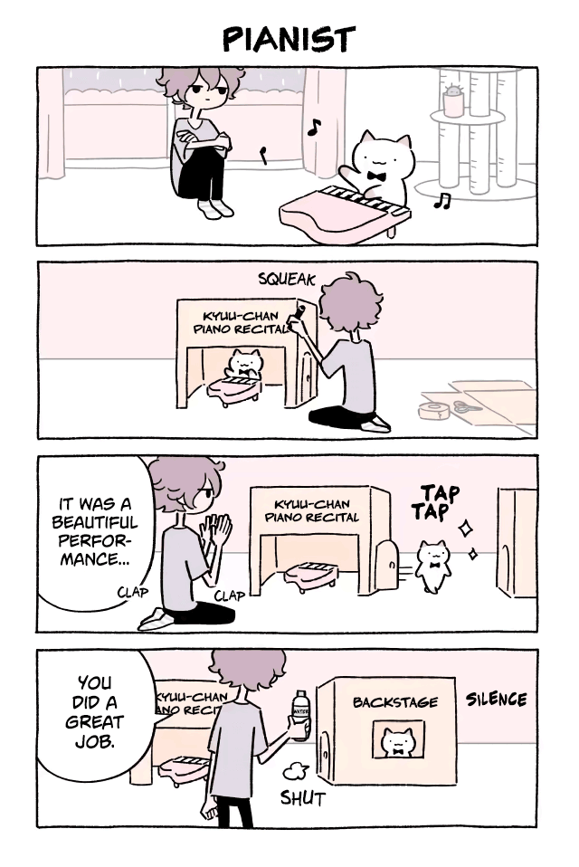 Fushigi Neko no Kyuu-chan Chapter 402 page 1 - Chapter 402: Pianist