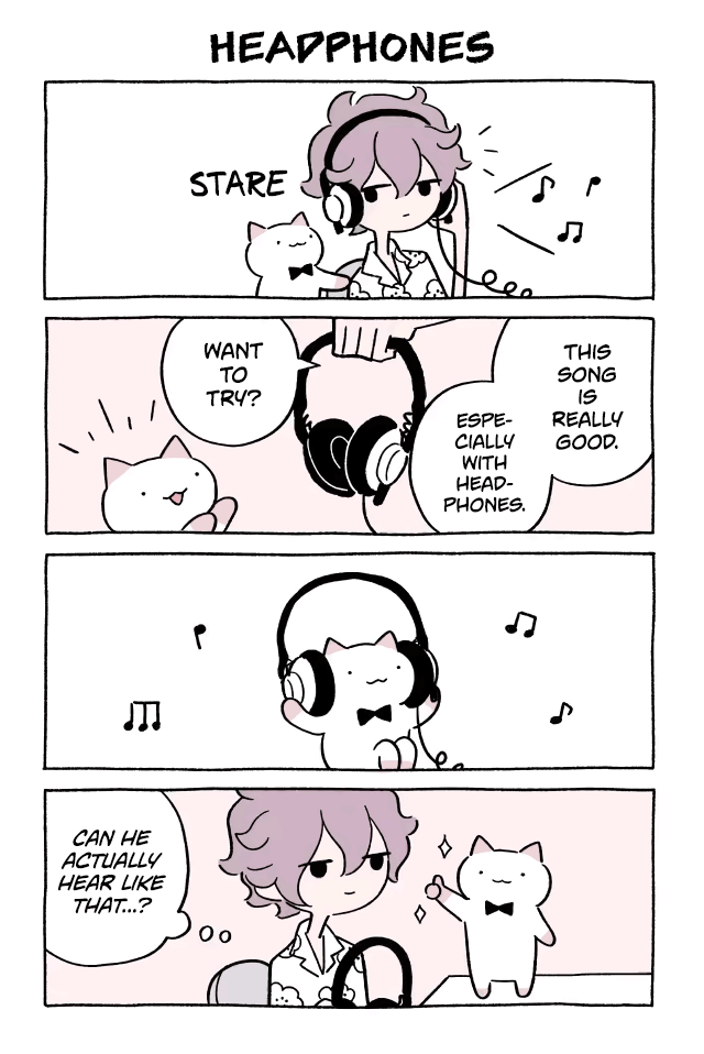 Fushigi Neko no Kyuu-chan Chapter 412 page 1 - Chapter 412: Headphones