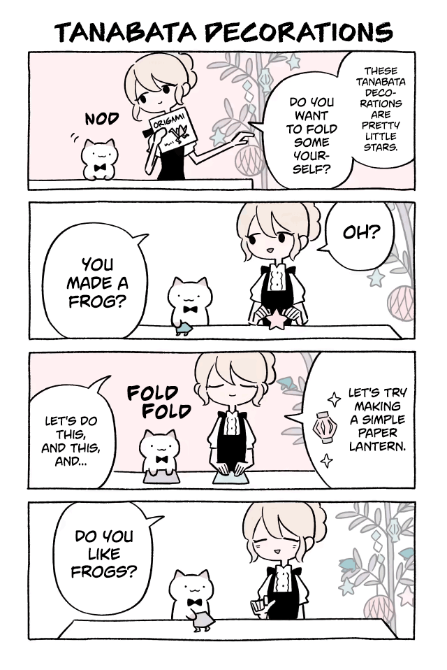 Fushigi Neko no Kyuu-chan Chapter 415 page 1 - Chapter 415: Tanabata Decorations