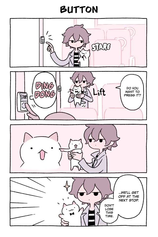 Fushigi Neko no Kyuu-chan Chapter 43 page 1 - Chapter 43: Button