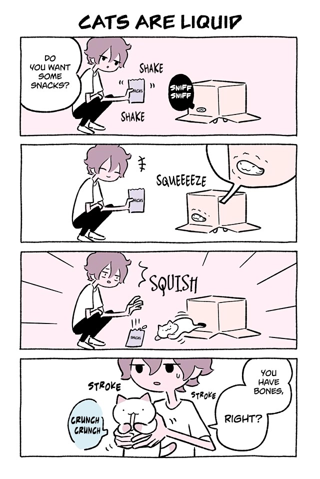 Fushigi Neko no Kyuu-chan Chapter 441 page 1 - Chapter 441: Cats Are Liquid