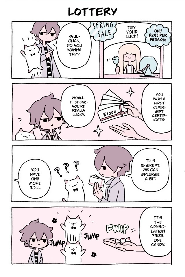 Fushigi Neko no Kyuu-chan Chapter 45 page 1 - Chapter 45: Lottery