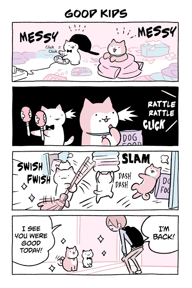 Fushigi Neko no Kyuu-chan Chapter 450 page 1 - Chapter 450: Good Kids