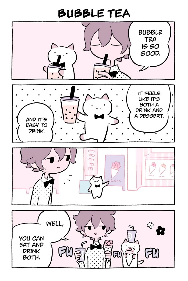 Fushigi Neko no Kyuu-chan Chapter 460 page 1 - Chapter 460: Bubble Tea