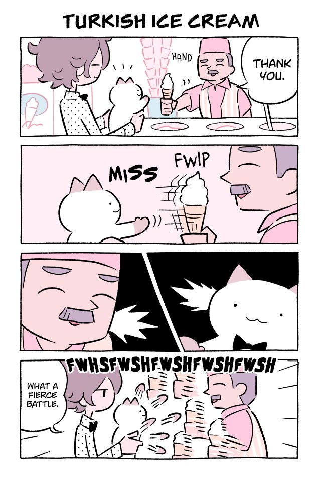Fushigi Neko no Kyuu-chan Chapter 461 page 1 - Chapter 461: Turkish Ice Cream