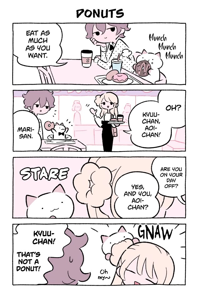Fushigi Neko no Kyuu-chan Chapter 462 page 1 - Chapter 462: Donuts