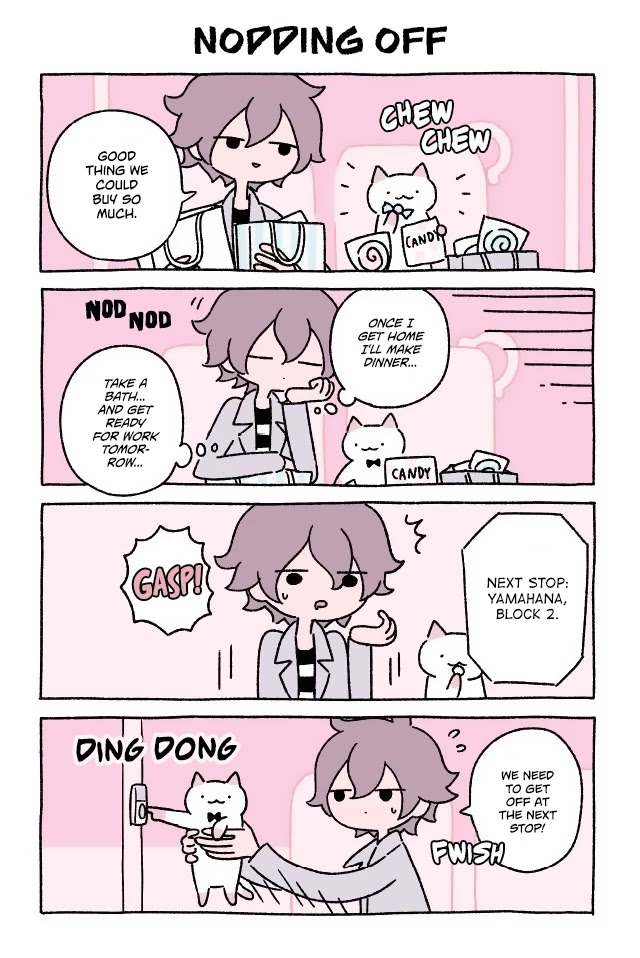 Fushigi Neko no Kyuu-chan Chapter 47 page 1 - Chapter 47: Nodding Off
