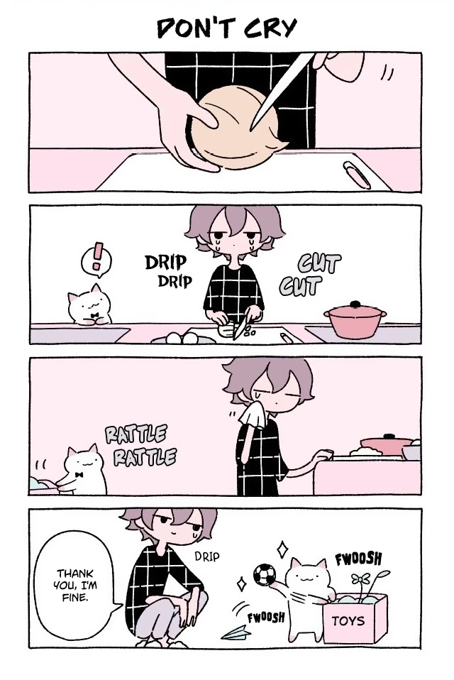 Fushigi Neko no Kyuu-chan Chapter 52 page 1 - Chapter 52: Don't Cry