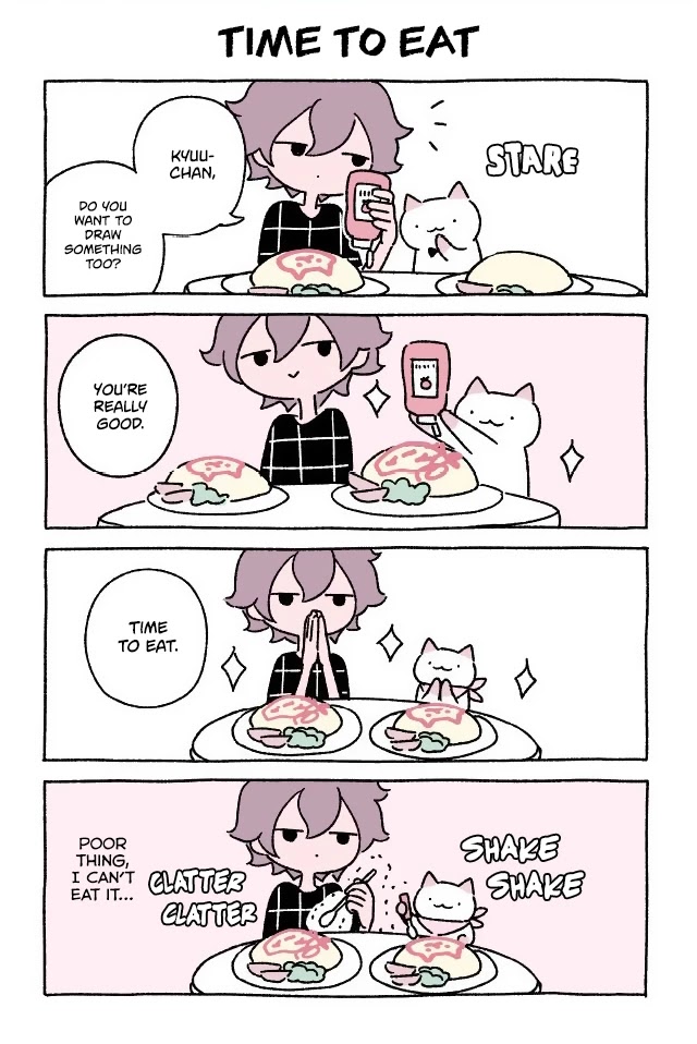 Fushigi Neko no Kyuu-chan Chapter 53 page 1 - Chapter 53: Time to Eat
