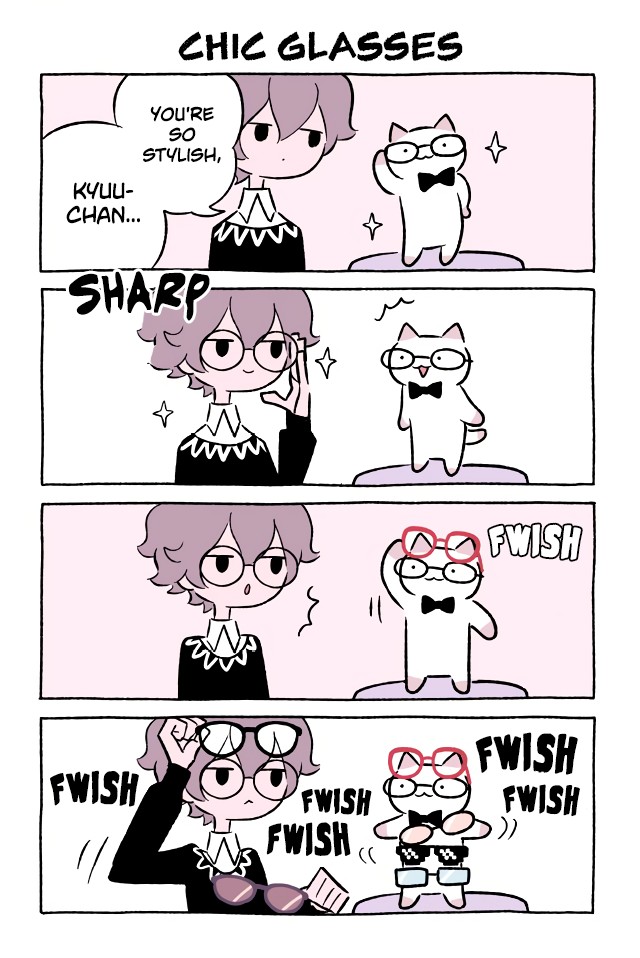 Fushigi Neko no Kyuu-chan Chapter 530 page 1 - Chapter 530: Chic Glasses