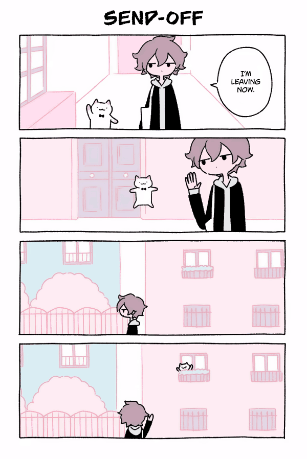 Fushigi Neko no Kyuu-chan Chapter 54 page 1 - Chapter 54: Send-Off