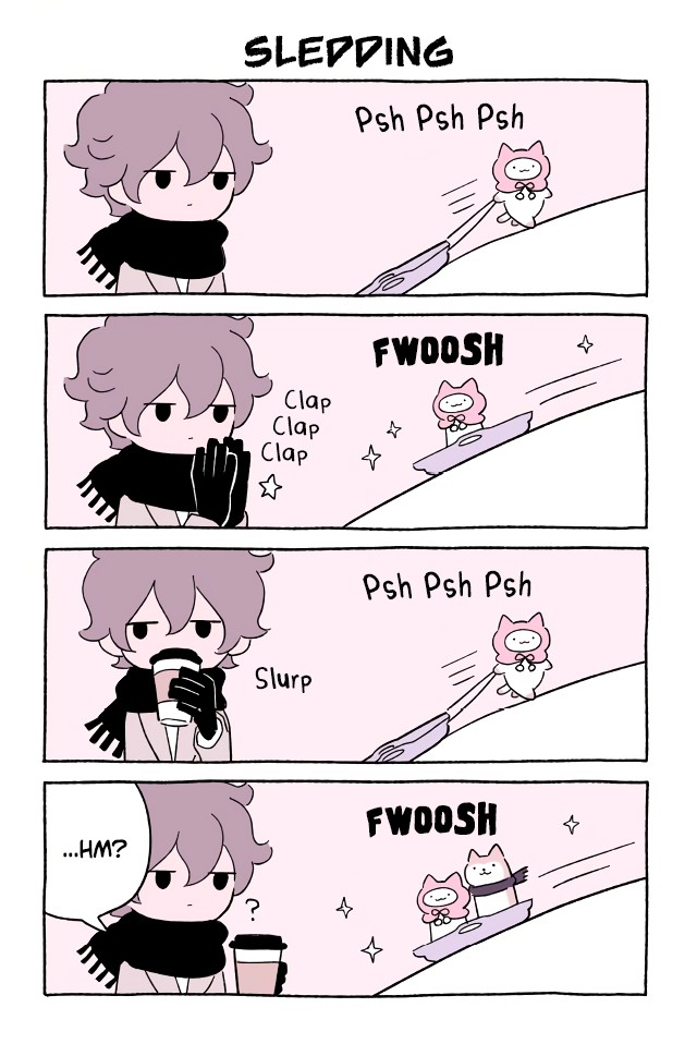 Fushigi Neko no Kyuu-chan Chapter 554 page 1 - Chapter 554: Sledding