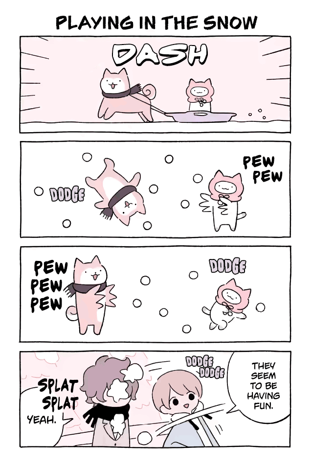 Fushigi Neko no Kyuu-chan Chapter 556 page 1 - Chapter 556 - Playing in the Snow