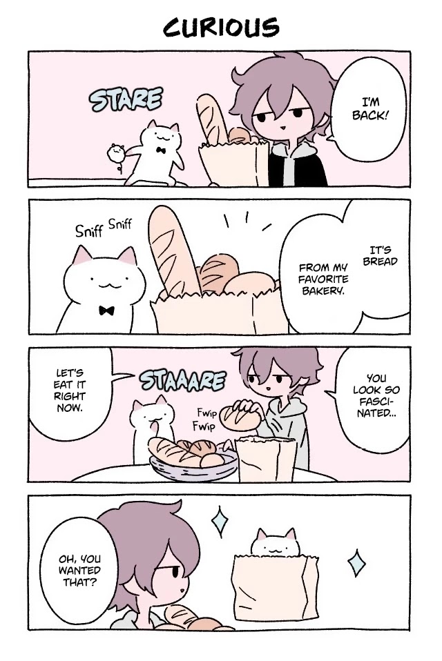 Fushigi Neko no Kyuu-chan Chapter 56 page 1 - Chapter 56: Curious