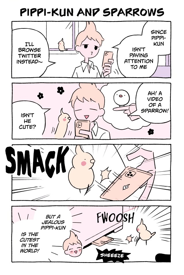 Fushigi Neko no Kyuu-chan Chapter 575 page 1 - Chapter 575: Pippi-kun and Sparrows