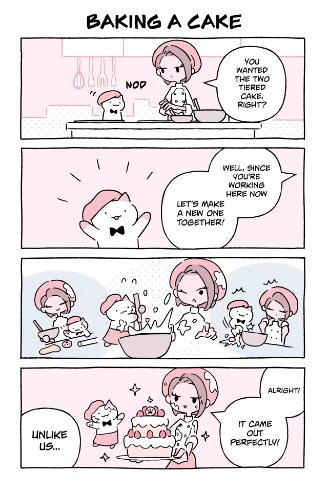 Fushigi Neko no Kyuu-chan Chapter 593 page 1 - Chapter 593: Baking a Cake