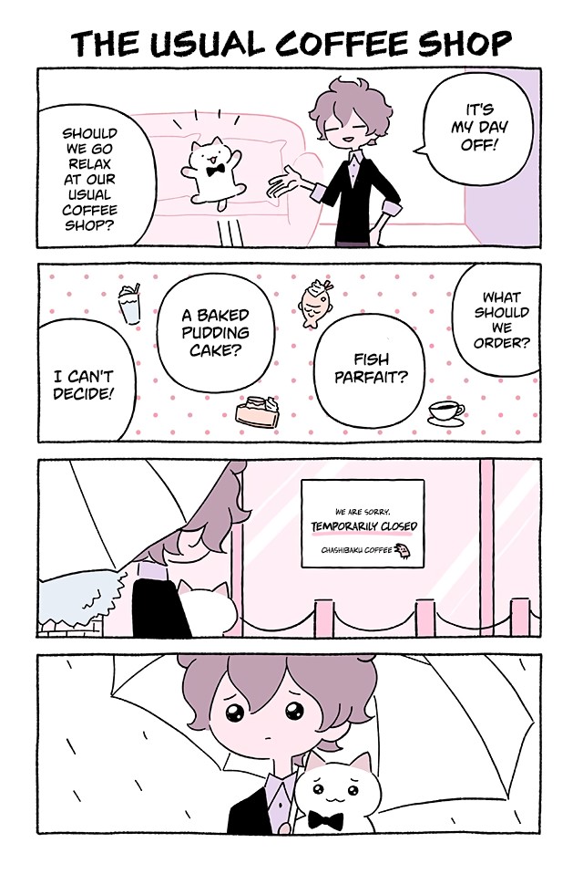 Fushigi Neko no Kyuu-chan Chapter 627 page 1 - Chapter 627: The Usual Coffee Shop