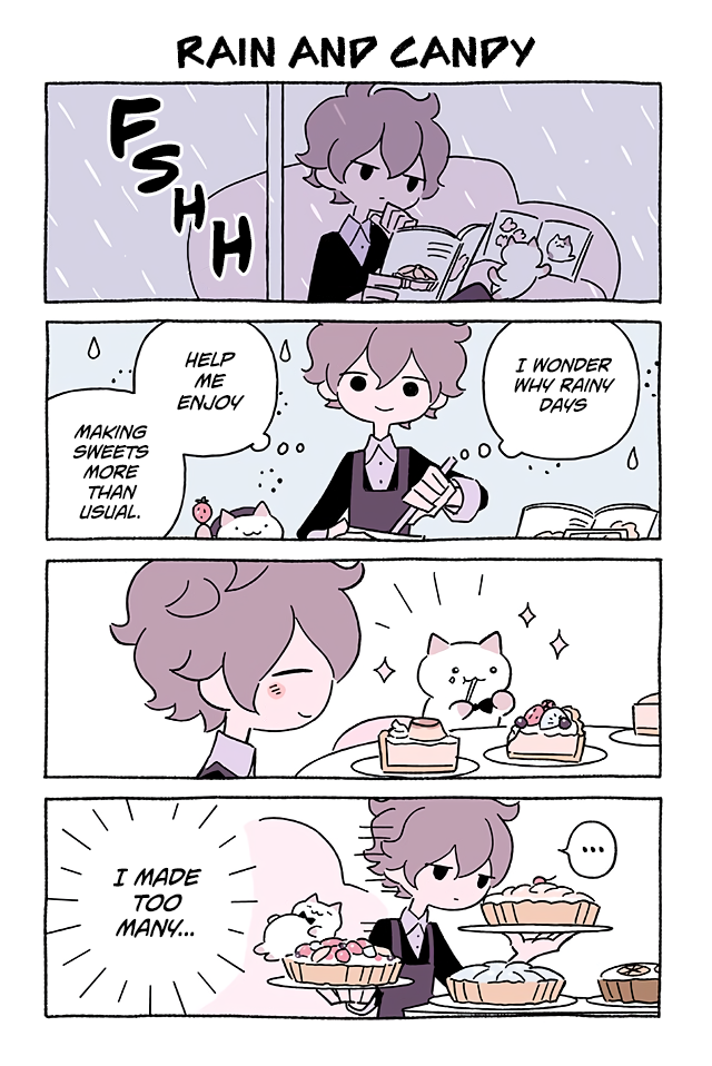 Fushigi Neko no Kyuu-chan Chapter 629 page 1 - Chapter 629: Rain and Candy