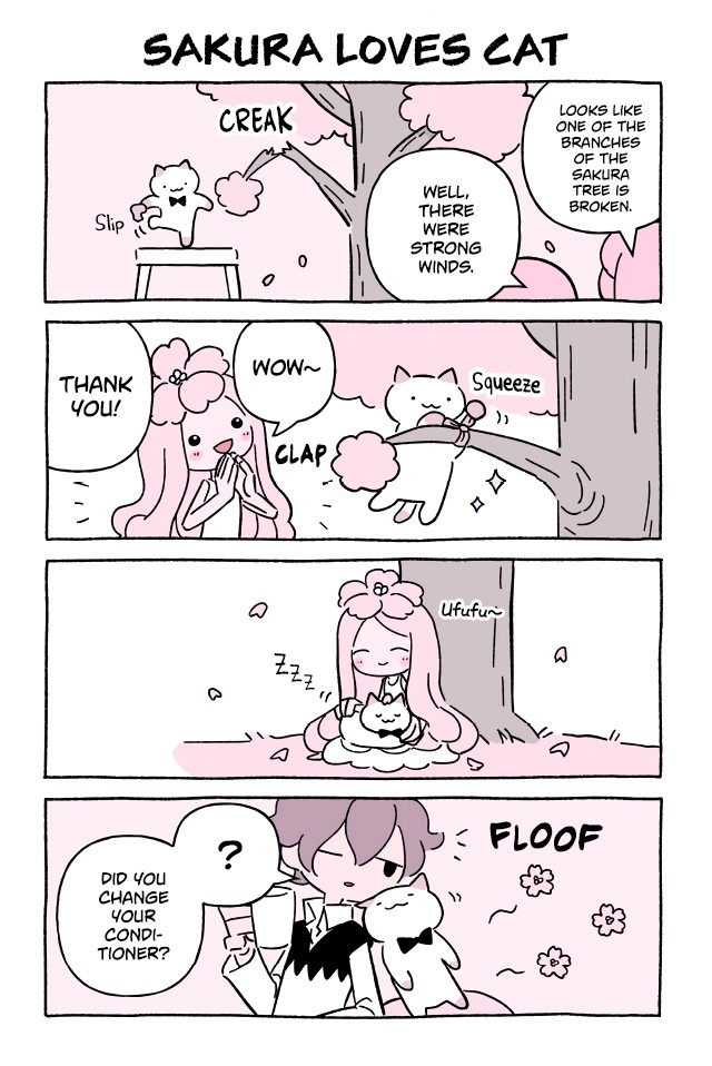 Fushigi Neko no Kyuu-chan Chapter 635 page 1 - Chapter 635: Sakura Loves Cat
