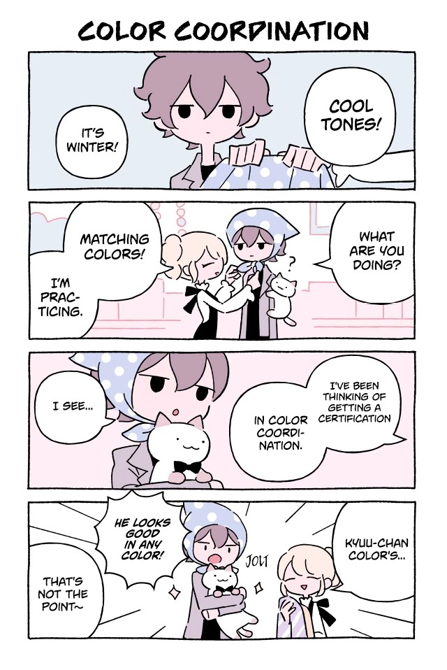 Fushigi Neko no Kyuu-chan Chapter 636 page 1 - Chapter 636: Color Coordination