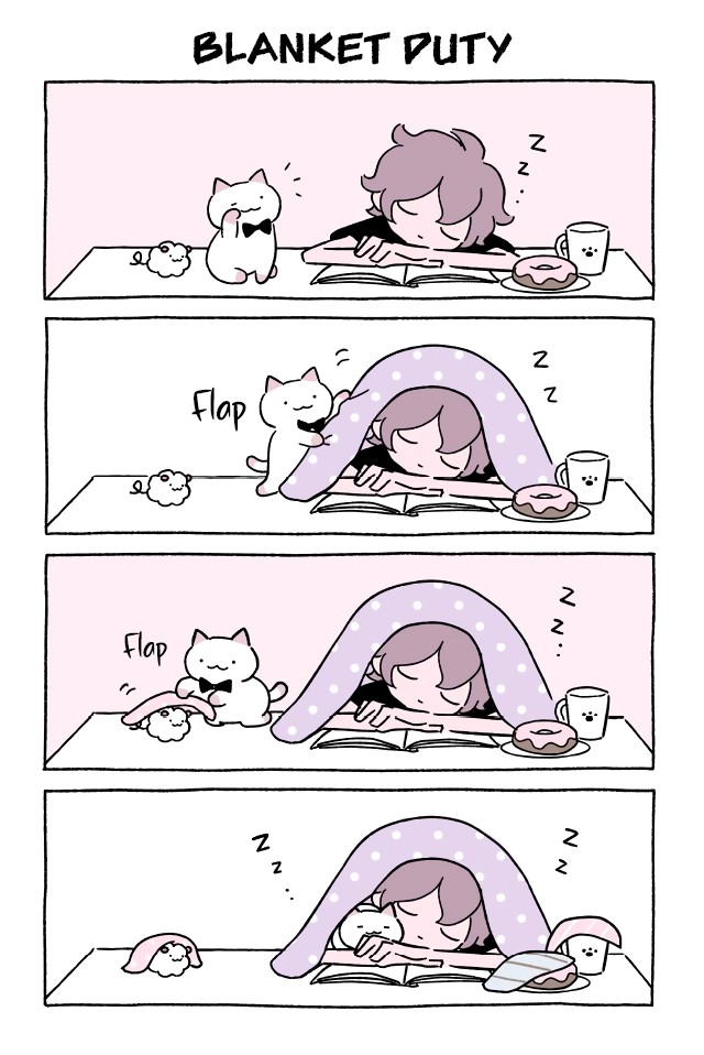 Fushigi Neko no Kyuu-chan Chapter 645 page 1 - Chapter 645: Blanket Duty