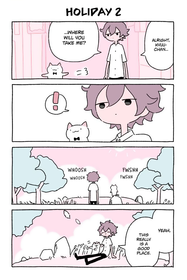 Fushigi Neko no Kyuu-chan Chapter 66 page 1 - Chapter 66: Holiday 2