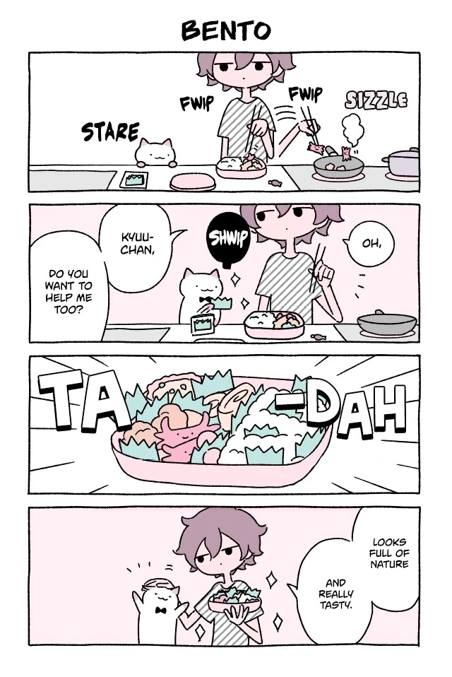 Fushigi Neko no Kyuu-chan Chapter 68 page 1 - Chapter 68: Bento