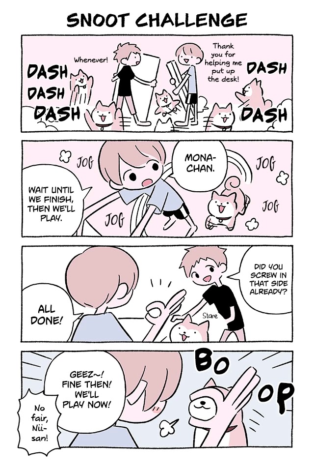 Fushigi Neko no Kyuu-chan Chapter 700 page 1 - Chapter 700: Snoot Challenge
