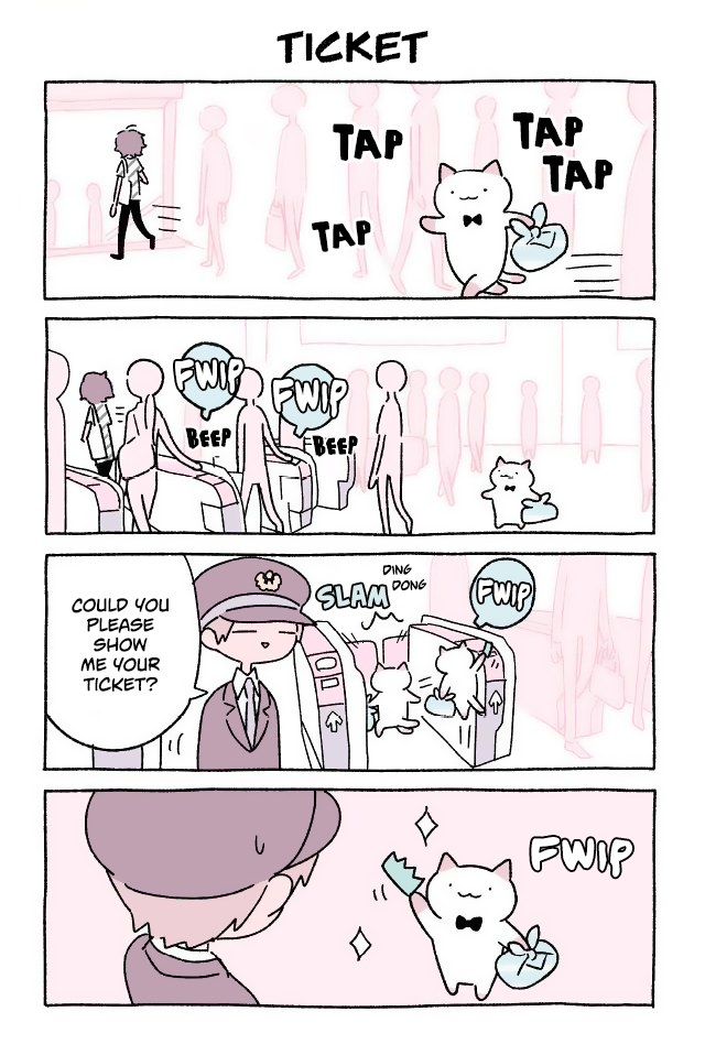 Fushigi Neko no Kyuu-chan Chapter 75 page 1 - Chapter 75: Ticket