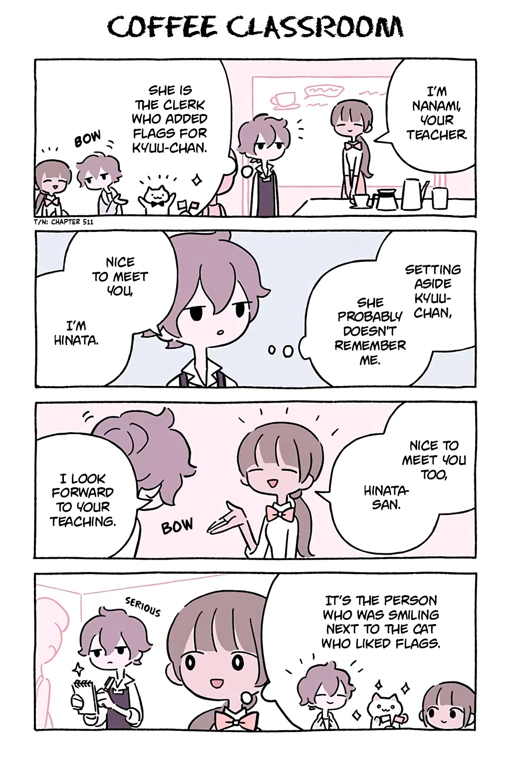 Fushigi Neko no Kyuu-chan Chapter 750 page 1 - Chapter 750: Coffee classroom